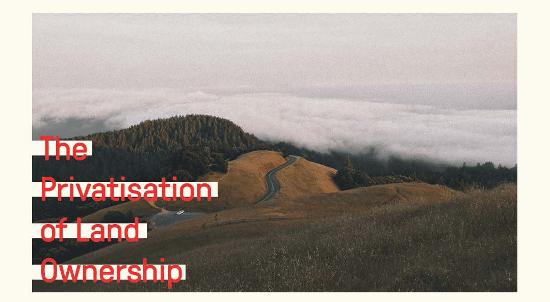 The privatisation of land ownership - Nukutawhiti